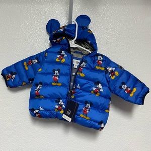 Baby Gap Mickey Mouse Down puffer jacket
